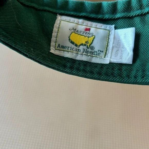 Masters Green Visor hat adjustable. One size - Picture 4 of 11